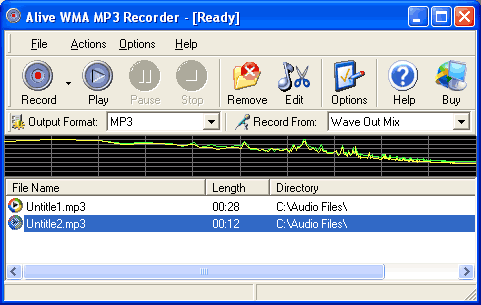 Professional sound recorder software for MP3, WAV and more. 